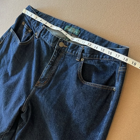 LAUREN RALPH LAUREN Women’s Blue Jeans- straight leg - Size 16 - Picture 10 of 13